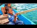 Download Lagu Little boy fishing _ menegangkan lihat Ekspresi Bocil saat Mancing dibawah tebing 😱