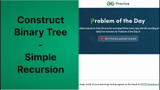 Construct Binary Tree from String with bracket representation potd C sol