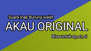 suara panggil burung walet akau 2014 original