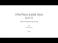 Interface pada Java part 2