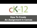 Creating Assignments in Canvas