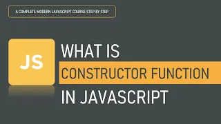 What is Constructor function in JavaScript