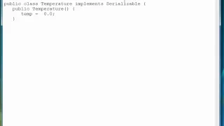 14 01 Creating A JavaBean Class
