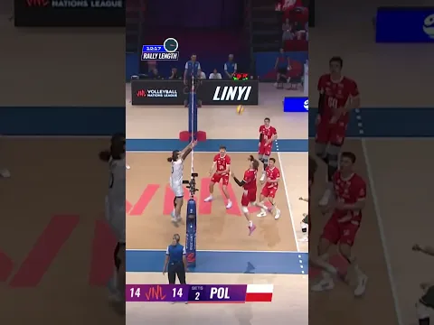 Youngster with a monster swing 🫪 #volleyball #volleyballworld #VNL #VNL26 #slovenia