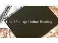 How To Use To Manage College Reading