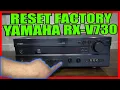 como restablecer los valores de fabrica reset Factory Yamaha RX-V730