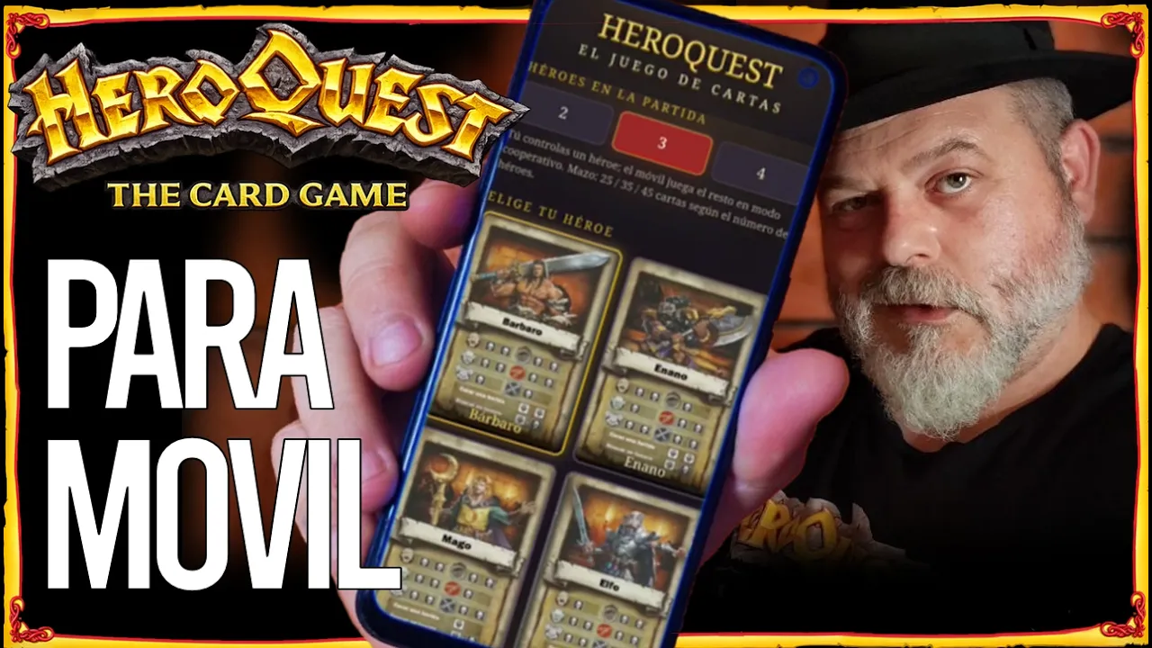 Creamos Heroquest el juego de cartas para movil en cuestión de minutos #heroquest #ia #juegosdemesa