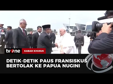 Tangisan Reporter tvOne saat Paus Fransiskus Tiba di Bandara Soetta