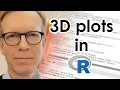 3D plots in R