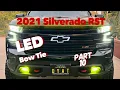 2021 Chevy Silverado part ten adding LED bowtie glowtie