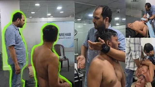Treatment for severe cervical issues, poor posture, anxiety, and dizziness. #cervical #posture 