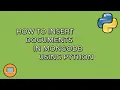 EASY How to Insert Documents in MongoDB Using Python