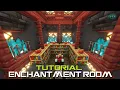 Minecraft ENCHANTING ROOM DESIGN - TUTORIAL EASY