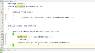 316 currentThread Method in Java Programming Hindi
