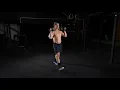 DB Front Rack Lunges