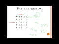Hindi tutorial on binary patterns in C