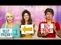 BELLE AND ELSA VS GASTON IN BEST FRIEND TAG Totally TV Challenge