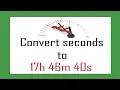 Java code to Convert Seconds to Hours Minutes and Seconds