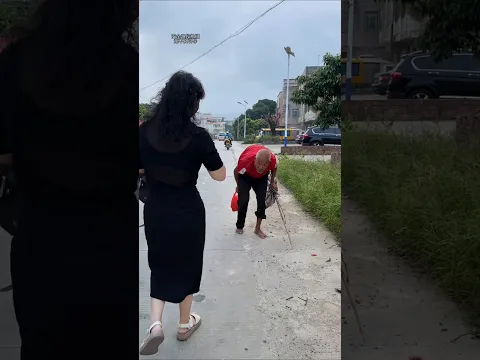 This kind girl helped an elderly man on her birthday.