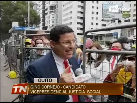 Justicia social presentó apelación al TCE para aceptación de candidatura de Noboa