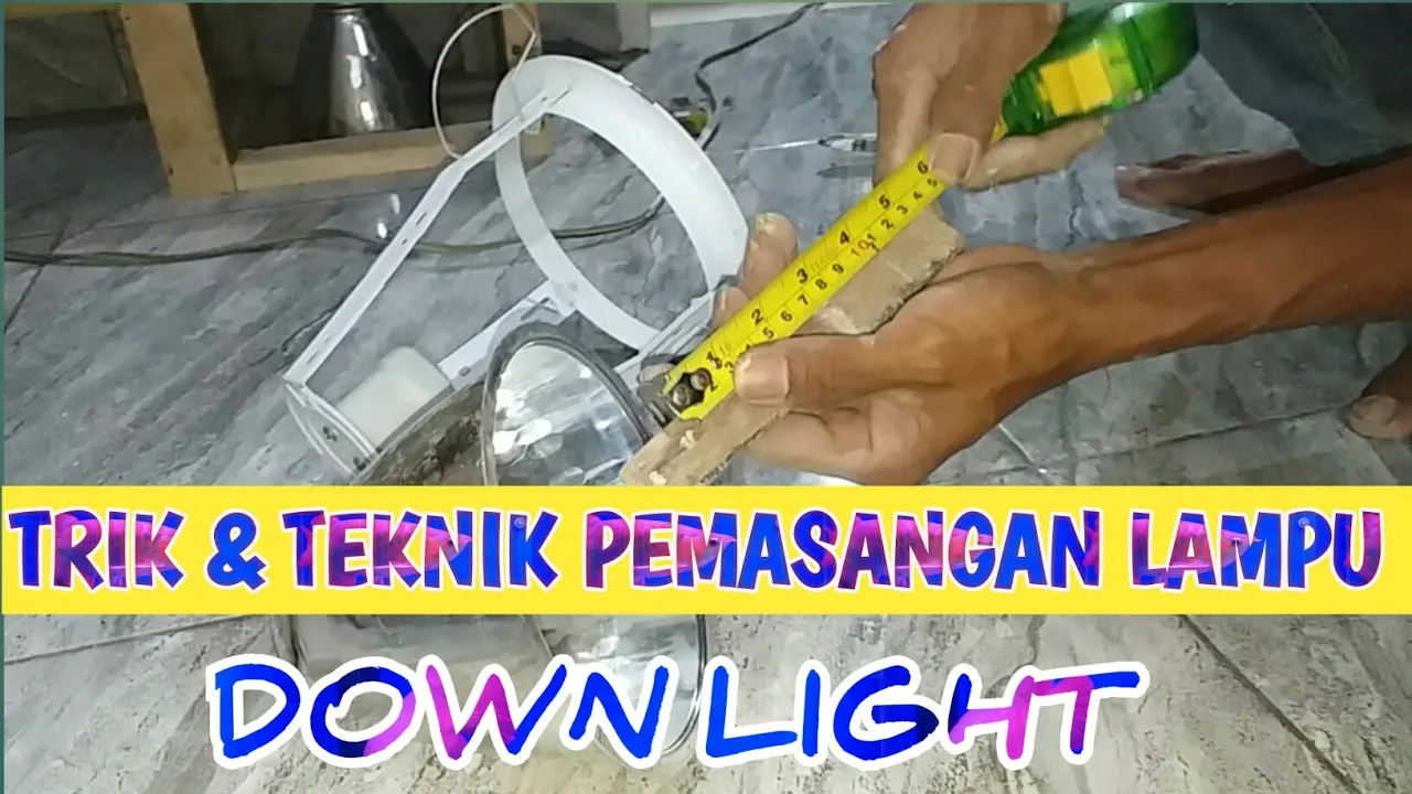 Cara merakit fitting jerman untuk lampu gantung bagi pemula