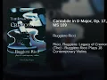 Cantabile in D Major, Op. 17, MS 109
