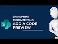 Add a Code to Your Site Microsoft SharePoint Fundamentals