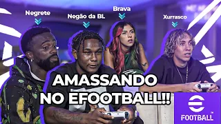 #vlog  NEGÃO DA BL JOGANDO EFOOTBALL PELA PRIMEIRA VEZ! FEAT. NEGRETE, XURRASCO, BRAVA E MITO ABDALA