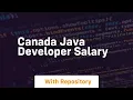canada java developer salary