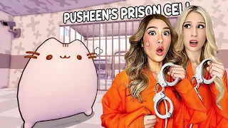 WE ESCAPED PUSHEEN S PRISON RUN IN ROBLOX OBBY