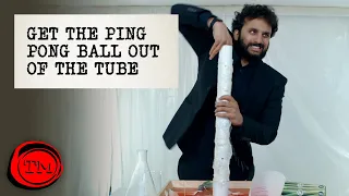 remove the table tennis ball from the pipe full task taskmaster