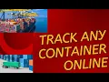 How to Track Online Shipping line Container