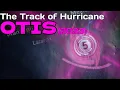 The Track of Hurricane Otis 2023