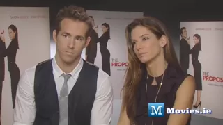 Ryan Reynolds \u0026 Sandra Bullock - Sexual Chemistry Filled Interview for The Proposal comedy