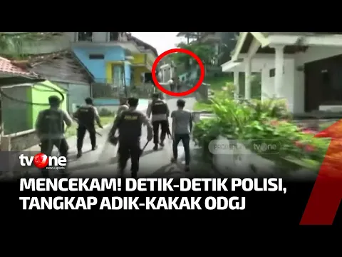 Menegangkan! Detik-detik Penangkapan ODGJ, Ancam Polisi Pakai Senjata Tajam