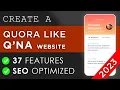 Learn How to create a Questions and Answers Website like Quora