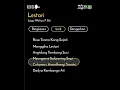 Lagu LESTARI - Wahyu F Giri (Full lirik)