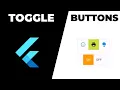 Flutter ToggleButton Widget Toggle Button in Flutter Flutter Tutorial - Toggl Buttons