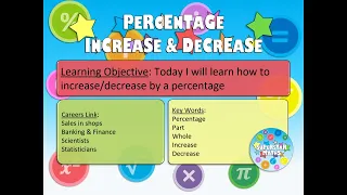 Percentage Increase and Decrease