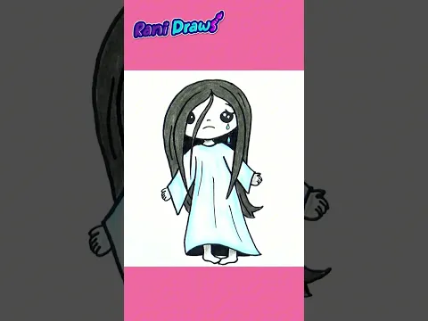 Dibuja a LA LLORONA paso a paso para tu sketchbook 🥀✍️ #shorts #dibujoscreativos