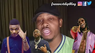 davido cries as burna boy and wizkid makes the grammy