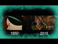 la cenicienta 1950-2015 side by side Comparacion