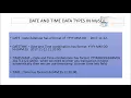 String And Date Data types In MySQL