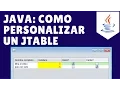 Java Personalizar un JTable