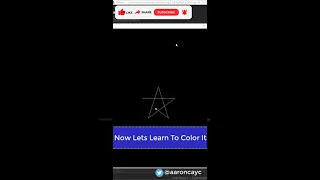 Turtle Fill Color - Draw Five Pointed Star