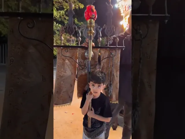 آیین تکیه خوانی شب هشت صفر 9 #shorts