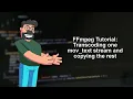 FFmpeg Tutorial Transcoding one mov - text stream and copying the rest