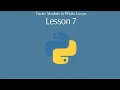 Lesson 7 - Making A Pattern Using While Loops And Turtle Module