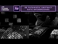 3D Futuristic Abstract Data Background Animation in AE After Effects Tutorial No Plugins