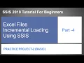 SSIS 2019 Practice Project - 2 Part 4 Incremental Loading Excel files to SQL Table